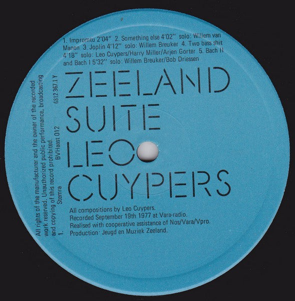 Master Release: Zeeland Suite by Leo Cuypers