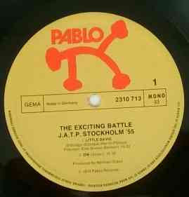 Release: The Exciting Battle J.A.T.P. Stockholm ’55-Vinyl-Germany-1974-2310 713-7765489