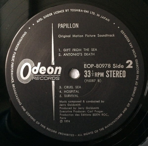 Papillon (Bande Sonore Originale Du Film = Original Motion Picture Soundtrack)