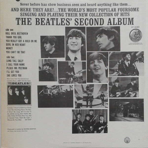 Release: The Beatles' Second Album-Vinyl-US-1976-ST 2080, ST-2080-7244430