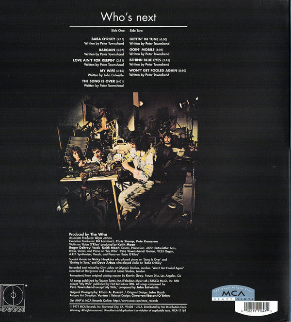 Release: Who's Next-Vinyl-US-1995-MCA-11164-2196853
