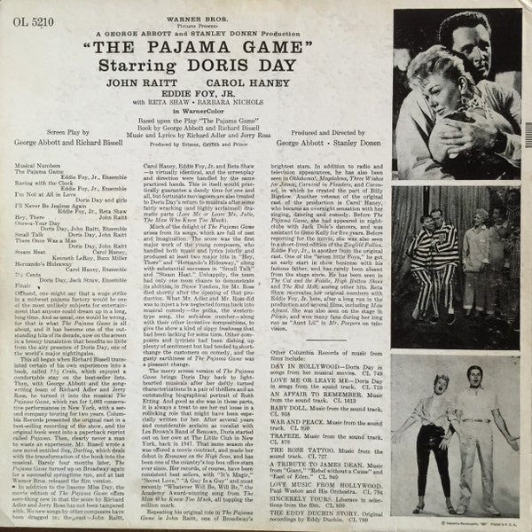 Release: Original Motion Picture Sound Track "The Pajama Game"-Vinyl-US-1957-OL 5210-8871647