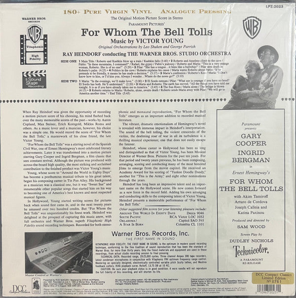 Master Release: For Whom The Bell Tolls by Victor Young