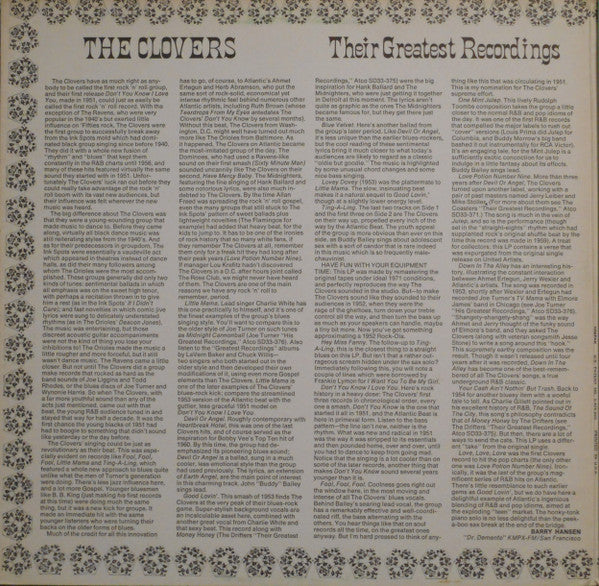 Release: Their Greatest Recordings, The Early Years-Vinyl-US-1971-SD 33-374-1222972