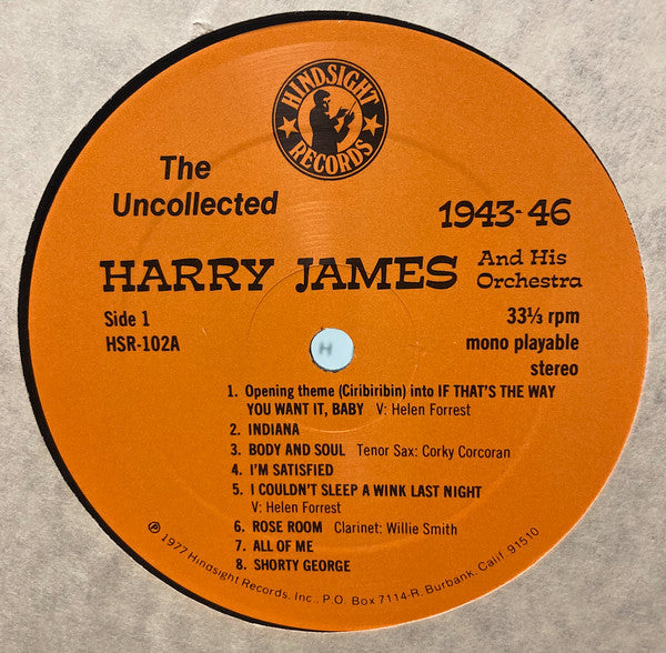 Master Release: The Uncollected Harry James, 1943-1946 by Harry James And His Orchestra