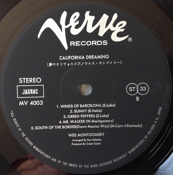 California Dreaming = 夢のカリフォルニア
