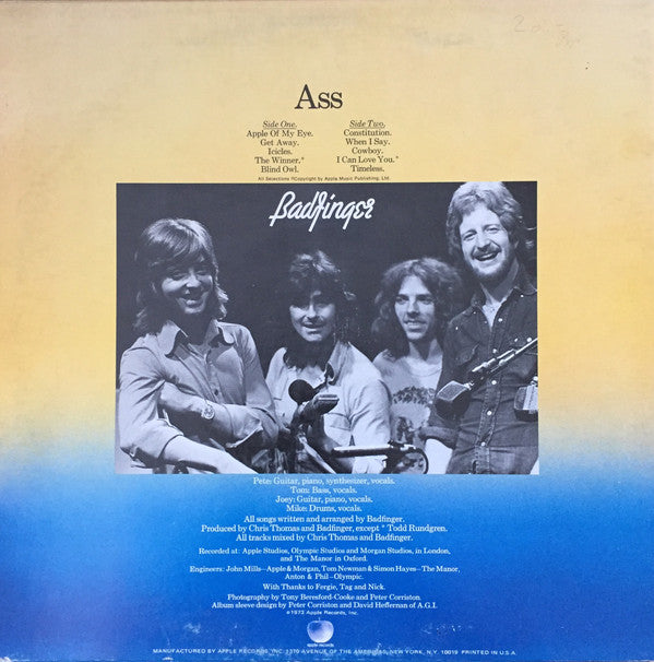 Release: Ass-Vinyl-US-1973-SW-3411-8525758