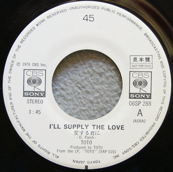 I'll Supply The Love