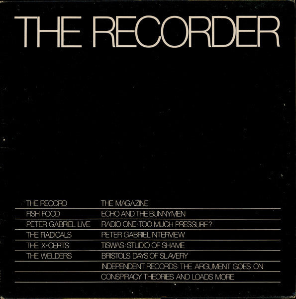 Master Release: The Recorder by Various