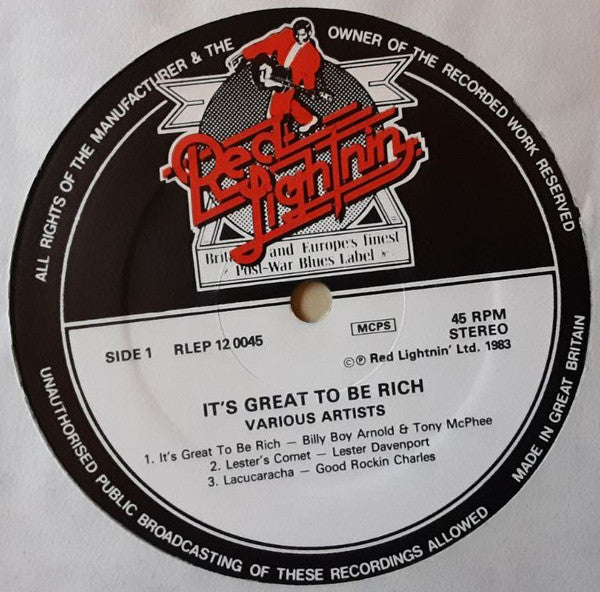 It's Great To Be Rich