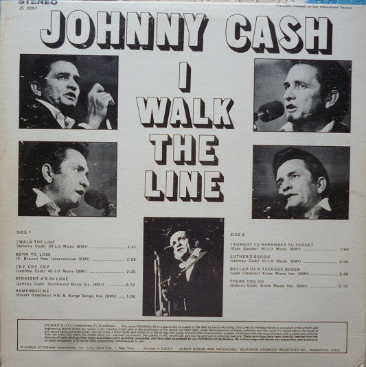 Release: I Walk The Line-Vinyl-US-1971-JS 6097, JS. 6097-1725652