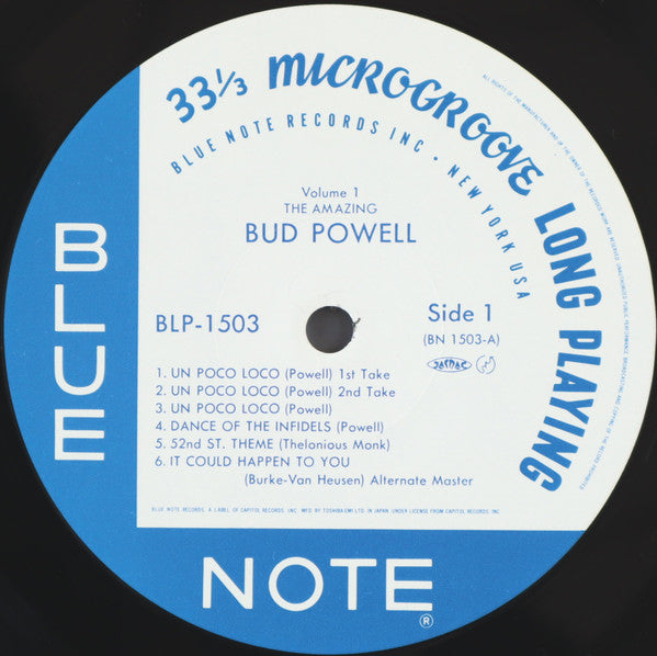 The Amazing Bud Powell, Volume 1