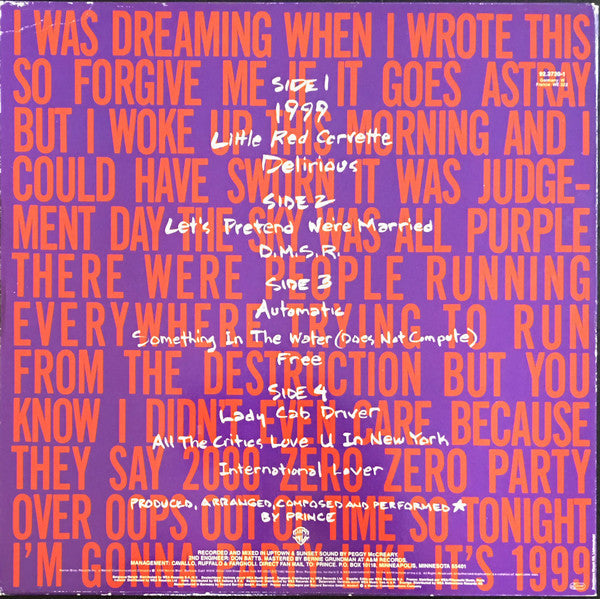 Release: 1999-Vinyl-UK-1983-92.3720-1, 923 720-1, 923720-1, 9 23720-1-1287698