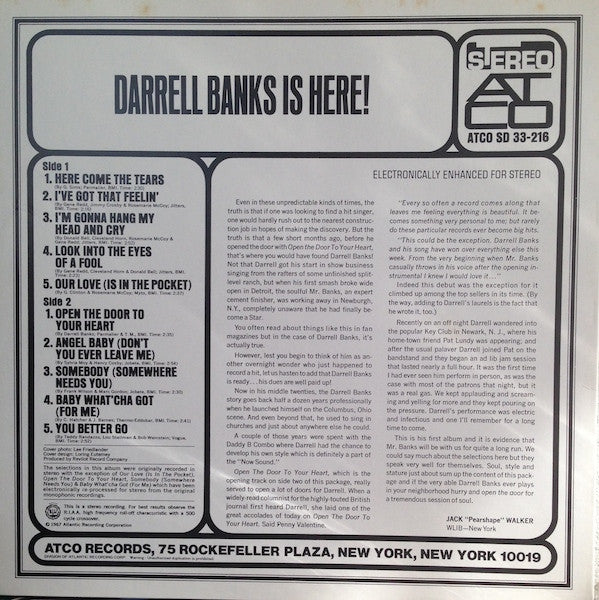 Master Release: Darrell Banks Is Here! by Darrell Banks