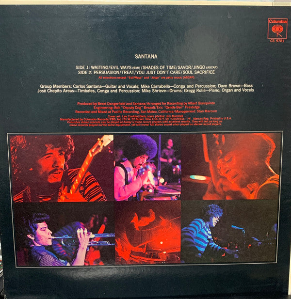 Release: Santana-Vinyl-US-None-CS 9781, PC 9781-6617841