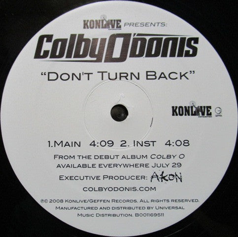 Release: Don't Turn Back-Vinyl-US-2008-B001169511, B001169511-2496254