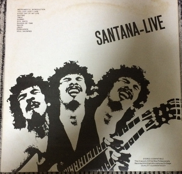 Master Release: Live: Singing Winds, Crying Beasts by Santana