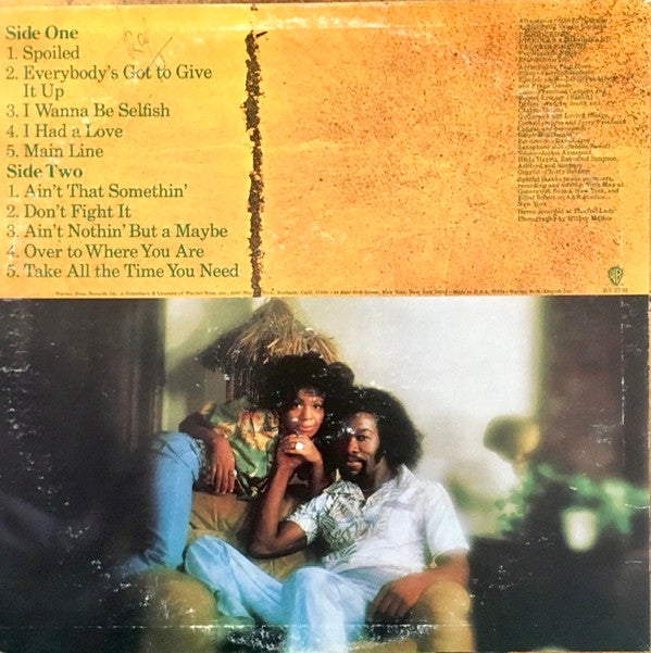 Release: I Wanna Be Selfish-Vinyl-US-1974-BS 2789-1715120
