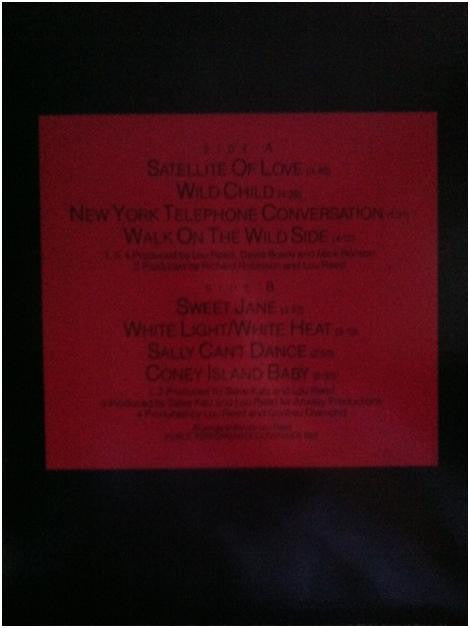 Release: Walk On The Wild Side - The Best Of Lou Reed-Vinyl-US-1988-7653-1-R-4093301