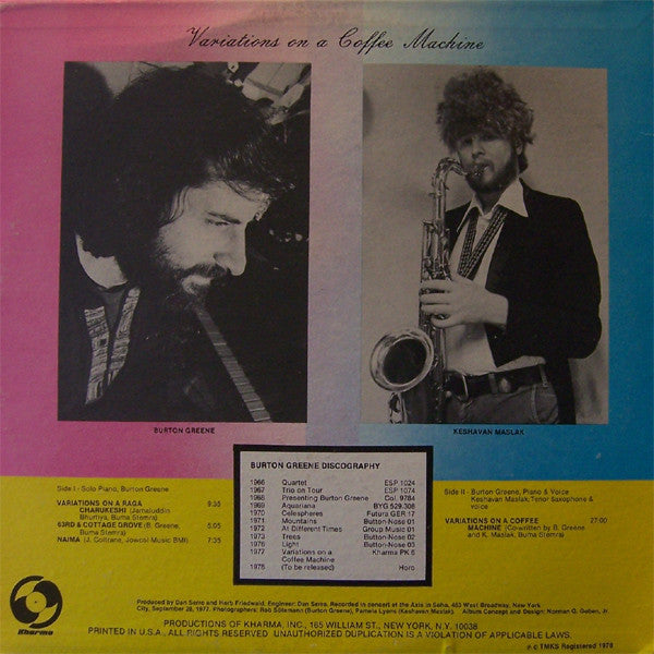 Release: Unknown Release-Vinyl-US-1978-PK-6-1334695