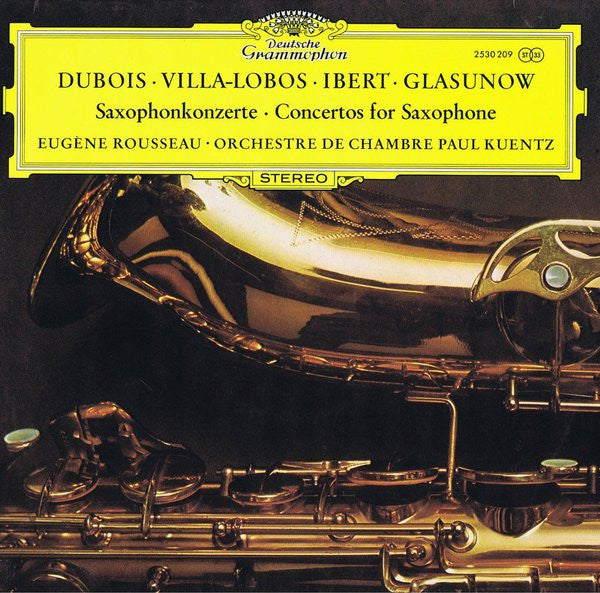 Release: Saxophonkonzerte = Concertos For Saxophone-Vinyl-Germany-None-2530 209-5724222