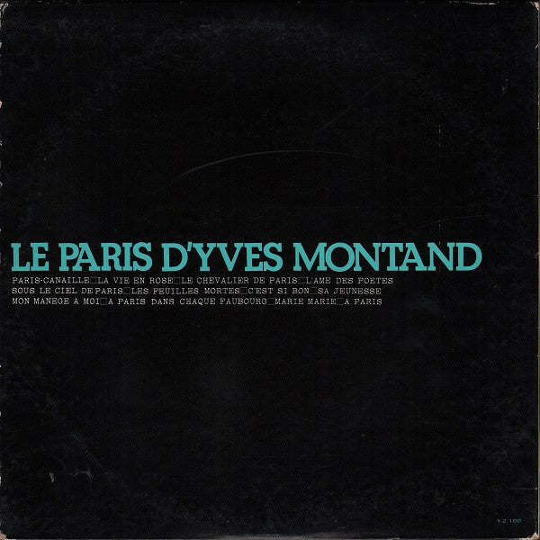 Release: Le Paris De...-Vinyl-Japan-1969-SONX-60069, SONX 60069-4421967