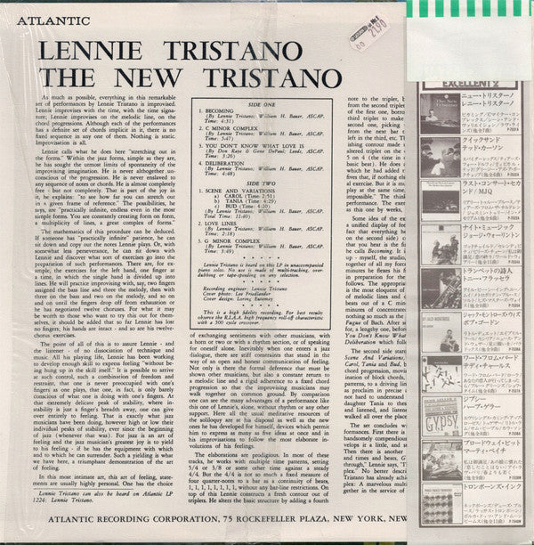 Master Release: The New Tristano by Lennie Tristano