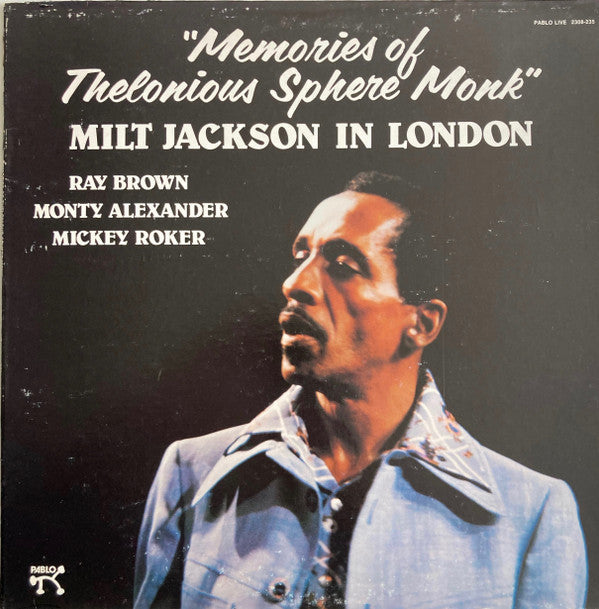 Release: Memories Of Thelonious Sphere Monk (Milt Jackson In London)-Vinyl-US-1982-2308-235-4110871