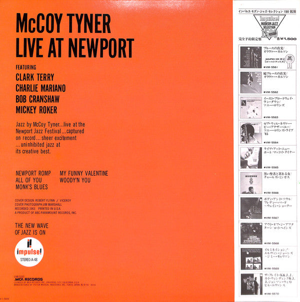 Release: Live At Newport-Vinyl-Japan-1980-VIM-5565-7199075