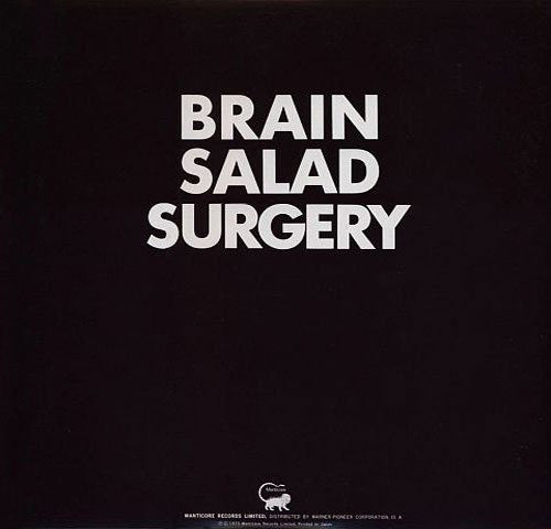 Release: Brain Salad Surgery-Vinyl-Japan-1980-P-6402M-5841715