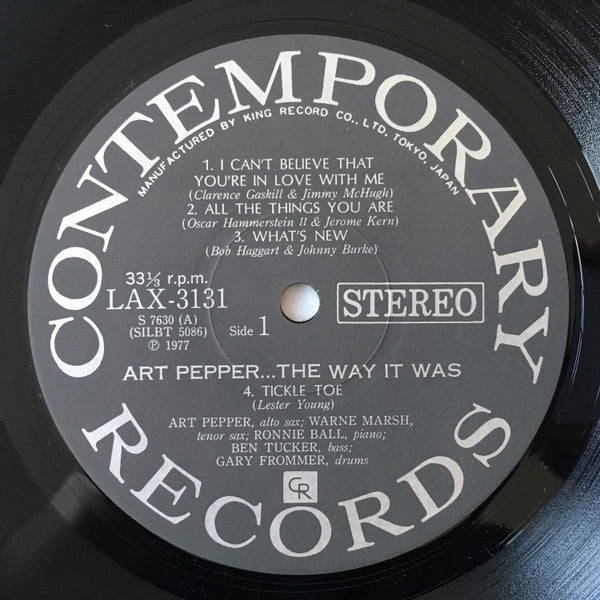 ...The Way It Was!