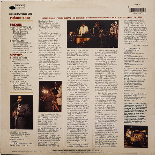 One Night With Blue Note, Volume 1