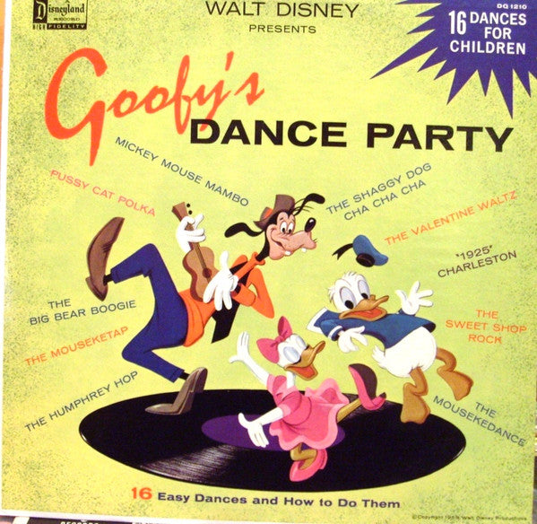 Release: Goofy's Dance Party-Vinyl-US-1960-DQ 1210, DQ-1210-6241755