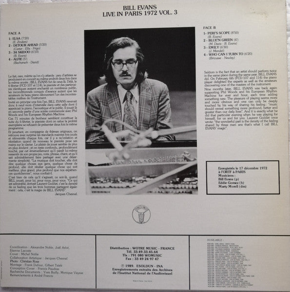 Live In Paris 1972 Vol. 3