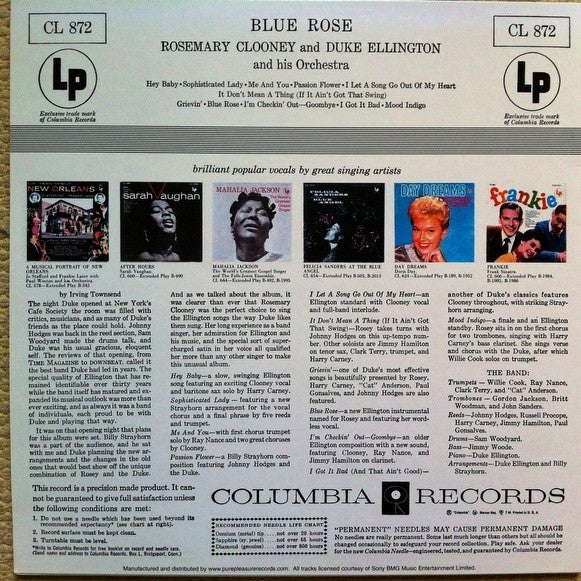Release: Blue Rose-Vinyl-UK-2006-CL 872-4586090