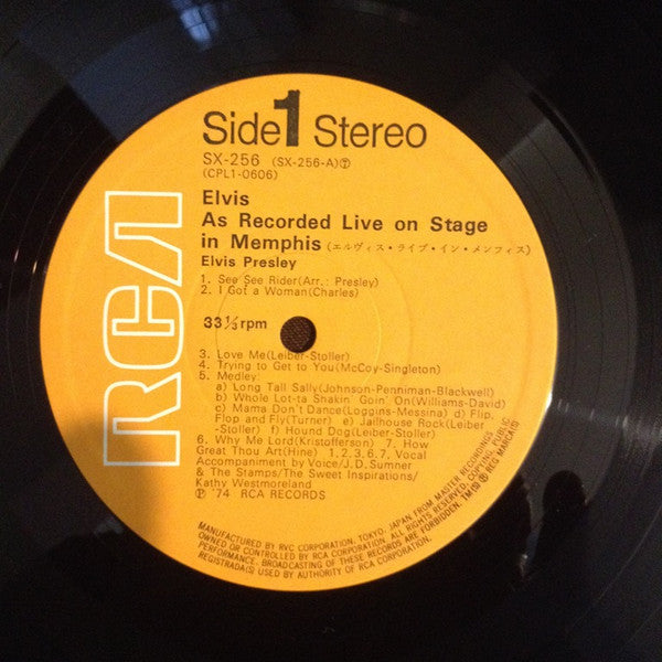 Recorded Live On Stage In Memphis
