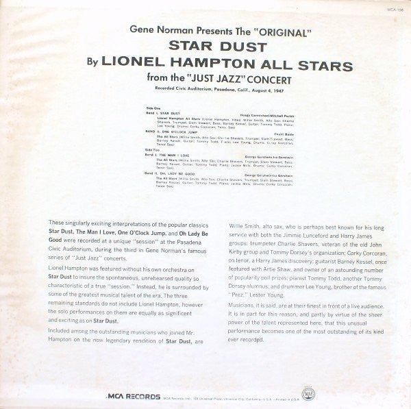 The "Original" Star Dust