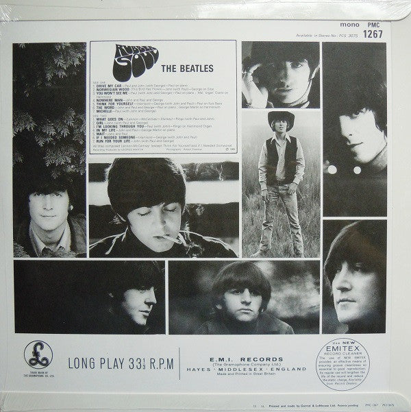 Release: Rubber Soul-Vinyl-Worldwide-2014-PMC 1267, 5099963380316-6069978