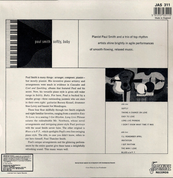 Release: Softly, Baby-Vinyl-UK-None-JAS 311-6616603