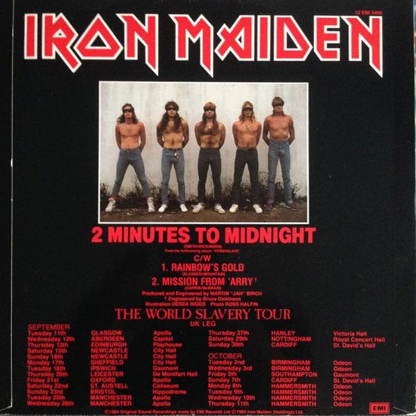 Master Release: 2 Minutes To Midnight by Iron Maiden