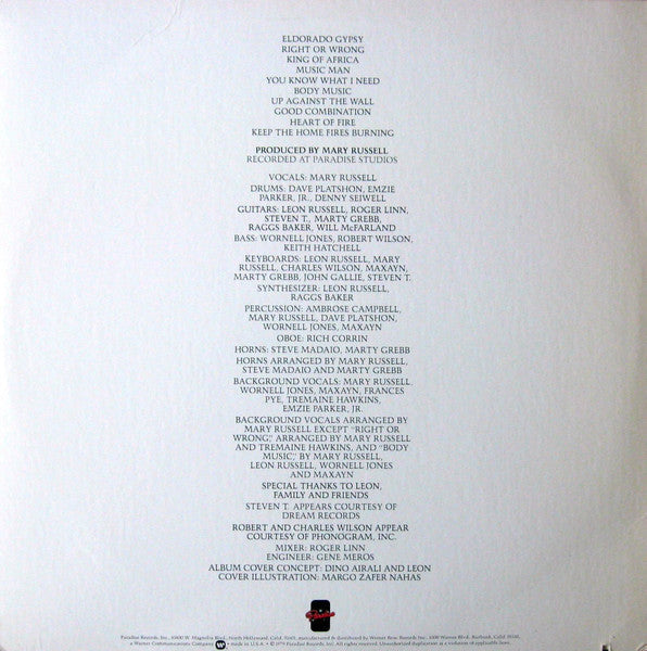 Release: Heart Of Fire-Vinyl-US-1979-PAK 3292-3844423