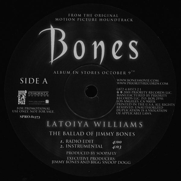 Master Release: The Ballad Of Jimmy Bones by Latoya Williams