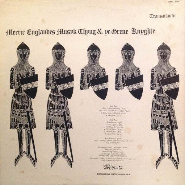 Release: Sir John Alot Of Merrie Englandes Musyk Thyng & Ye Grene Knyghte-Vinyl-Italy-None-TRAL 5167-3690105