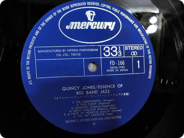 Release: Essence Of Big Band Jazz-Vinyl-Japan-1975-FD-166-7051280