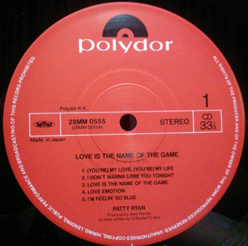 Love Is The Name Of The Game