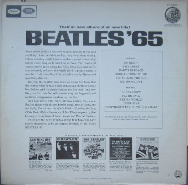 Release: Beatles '65-Vinyl-US-1971-ST-2228, ST 2228-4258073