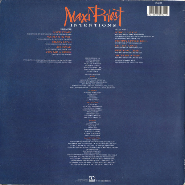 Master Release: Intentions by Maxi Priest