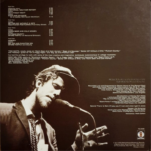 Release: Nighthawks At The Diner-Vinyl-US-2010-7E-2008, R1 2008-2984327