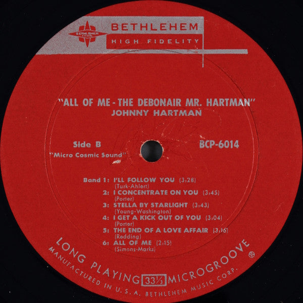 All Of Me-The Debonair Mr. Hartman