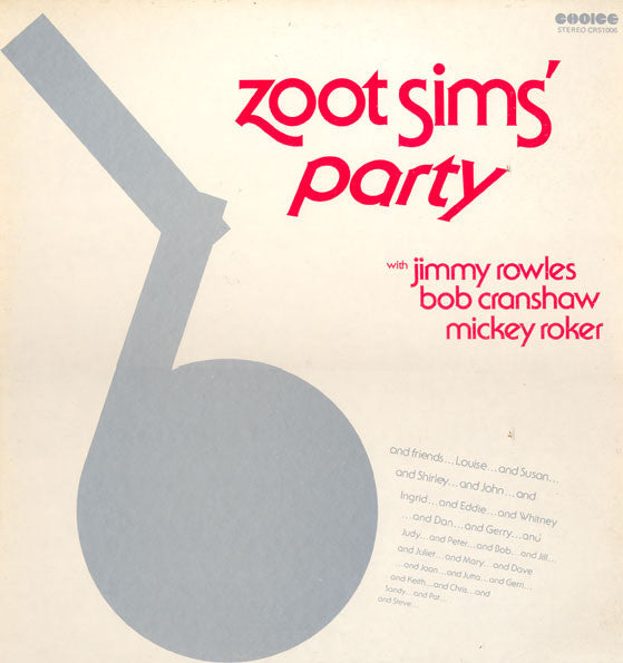 Master Release: Zoot Sims' Party by Zoot Sims
